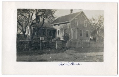 Sadies' Home. North Westport postmark
