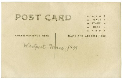Westport, Mass. - 1909 reverse