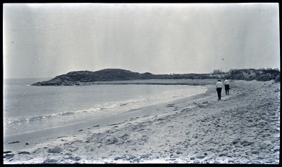 Quansett Rocks, East Beach in background (old negative).jpg