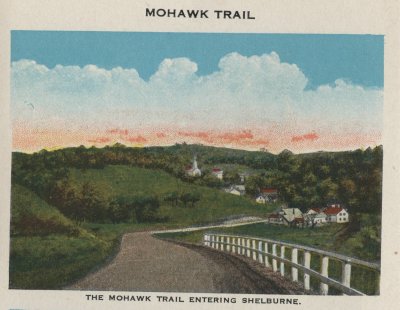 The Mohawk Trail Entering Shelburne.
