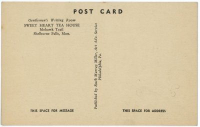 Gentlemen's Writing Room Sweet Heart Tea House reverse
