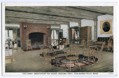 The Lobby, Sweetheart Tea House, Mohawk Trail, Shelburne Falls, Mass. 97737