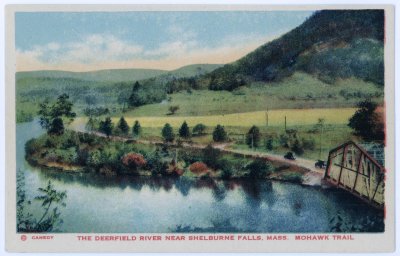 The Deerfield River near Shelburne Falls, Mass. Mohawk Trail