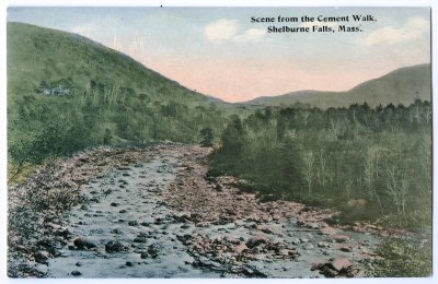 Scene from the Cement Walk, Shelburne Falls, Mass.