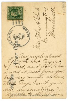 Junction of North and Deerfield Rivers Shelburne Falls, Mass. reverse