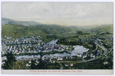distant views of Shelburne Falls and Buckland