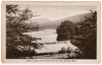 Miller's River from Ethel Farley's Inn, Farley, Mass.