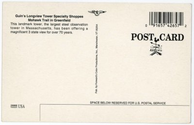 Longview Tower Mohawk Trail reverse