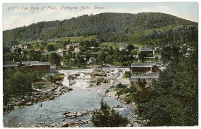 Bird's Eye View of Falls, Shelburne Falls, Mass.