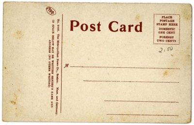 The Falls, Shelburne Falls, Mass. reverse