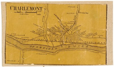 Charlemont map from 1856