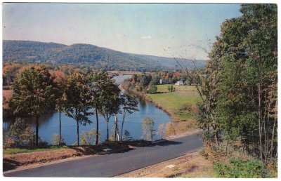 View overlooking Deerfield River, Mohawk Trail.