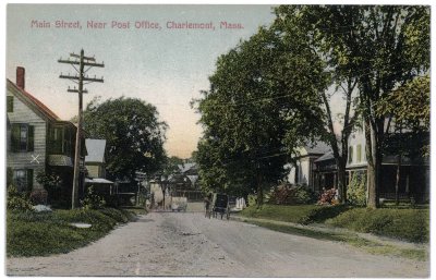Main Street, near Post Office, Charlemont, Mass.