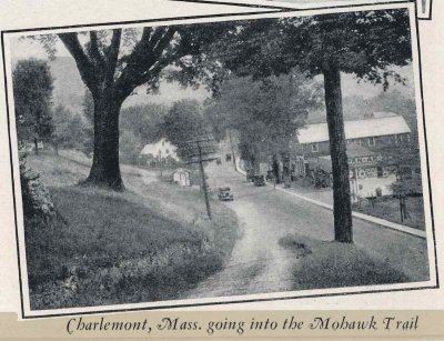Charlemont, Mass. going into the Mohawk Trail