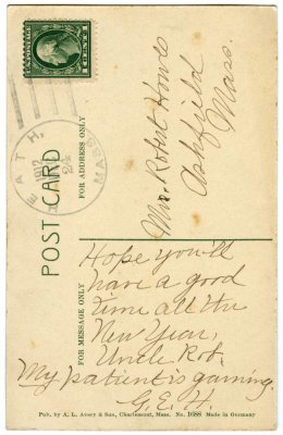 Site Old Rice Fort, Charlemont, Mass. reverse
