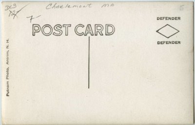 Long Bridge, Charlemont, Mass. reverse