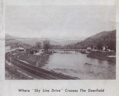 Where Sky Line Drive Crosses The Deerfield