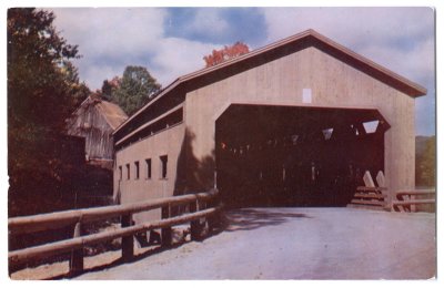 Covered Bridge Charlemont, Massachusetts