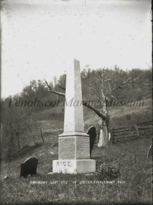 111 Monument Capt. Rice 1st Settler, Charlemont Mass.