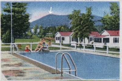 Arrow Gift Shop and Cabins on the Mohawk Trail, at Charlemont, Mass. (detail)