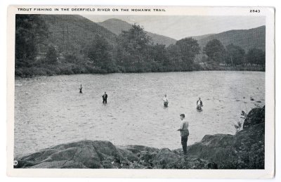 Trout Fishing in the Deerfield River on the Mohawk Trail