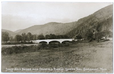 Three Arch Bridge over Deerfield River on Mohawk Trail, Charlemont, Mass