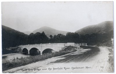 Three Arch Bridge over the Deerfield River - Charlemont - Mass. 796