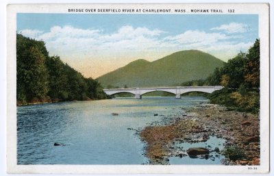 Bridge over Deerfield River at Charlemont, Mass., Mohawk Trail 132