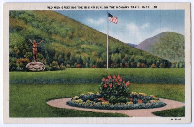Red Men Greeting the Rising Sun, on the Mohawk Trail, Mass. 10