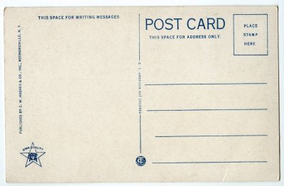 Outlook Heights Overlooking Hoosac Tunnel Entrance, Mohawk Trail, Mass. 113. reverse