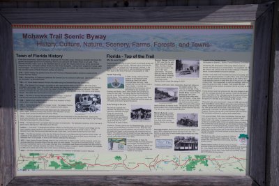 Info panel at Whitcomb Summit