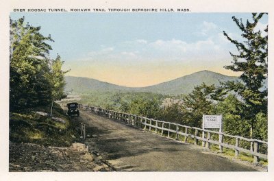 Over Hoosac Tunnel, Mohawk Trail through Berkshire Hills, Mass. (Hoxsie folder 1923)