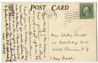 Cottages of the Whitcomb Summit Hotel, Mohawk Trail, Florida, Mass. reverse