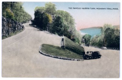 The Famous Hairpin Turn, Mohawk Trail, Mass.