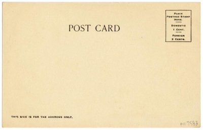 Village Hall and School House - Monroe Bridge, Mass. reverse