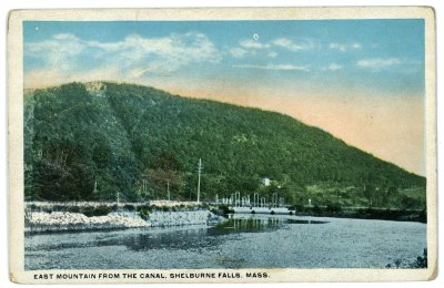 East Mountain from the Canal, Shelburne Falls, Mass.