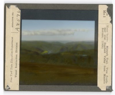 Massachusetts, Mohawk Trail. View Southeast over Deerfield Valley from Moore's Summit. 
