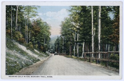 Nearing Cold River, Mohawk Trail, Mass.