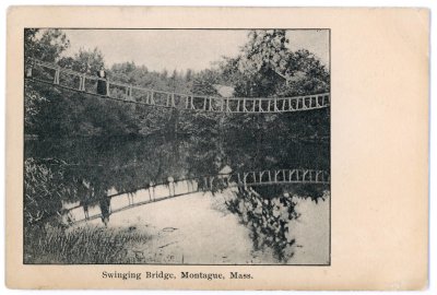 Swinging Bridge, Montague, Mass.