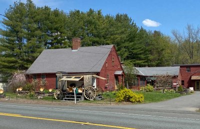 The Old Red House, Riverside, Gill, Mass. Apr 2021