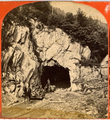 Entrance to Tunnel, East end. detail