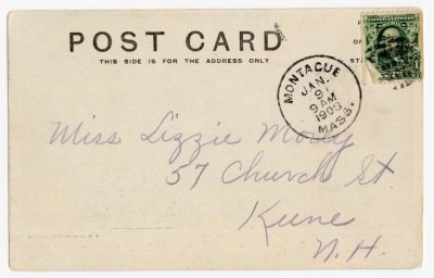 Town Hall, Montague Mass reverse