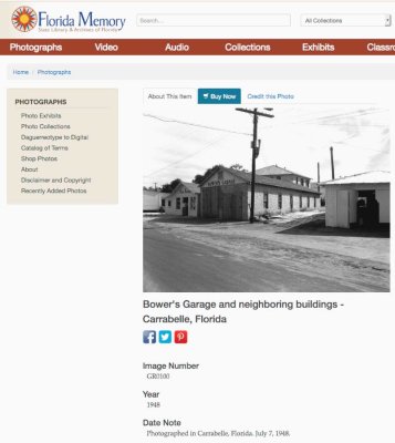 Bower's Garage 1948