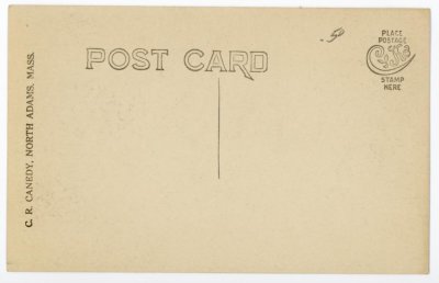 Eastern Entrance to Mohawk Trail over Historic Deefield River Copr 63 reverse