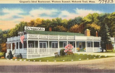 Girgenti's Ideal Restaurant, Western Summit, Mohawk Trail, Mass. FB