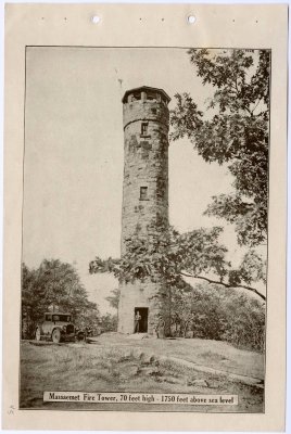 Massaemet Fire Tower, 70 feet high - 1750 feet above sea level