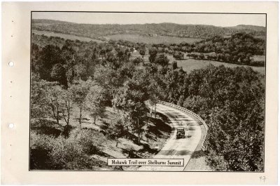 Mohawk Trail over Shelburne Summit