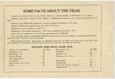 Some Facts about the Trail