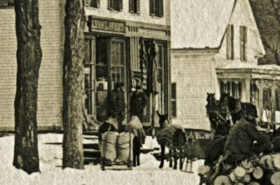 Charlemont, Mass. in 1895. - detail showing Avery's Store