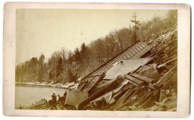 Wreck of Train No. 35 Near West Deerfield 1886